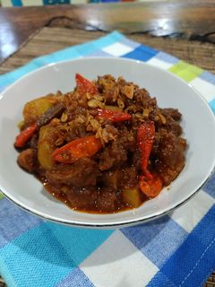 Foto resep Krengsengan Daging & Kentang