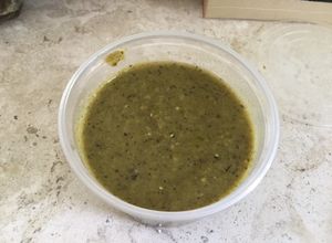Una foto de Salsa macha de habanero