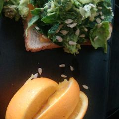A picture of Teri's Avocado Spinach Slice.