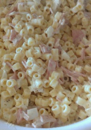 A picture of Macaroni salad.