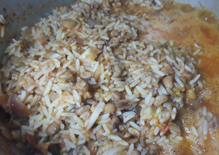 Rice and beans porriage