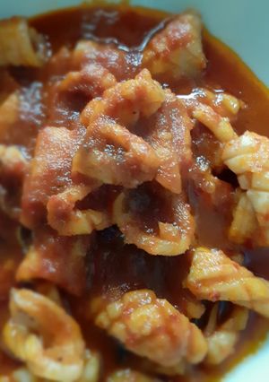 Foto resep Cumi saus merah
