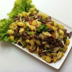 Italian Red Bean Pasta Salad A picture of Italian Red Bean Pasta Salad.