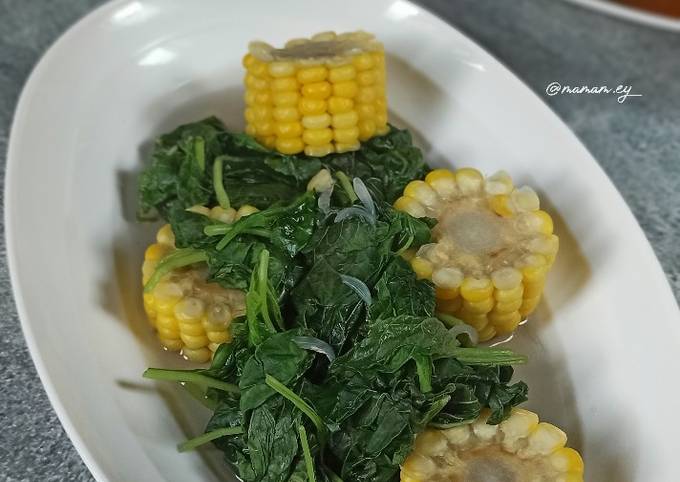 Resep Bayam Kuah Bening Anti Gagal