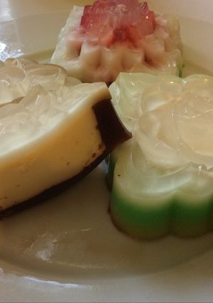 Hình của món Rau câu flan.
