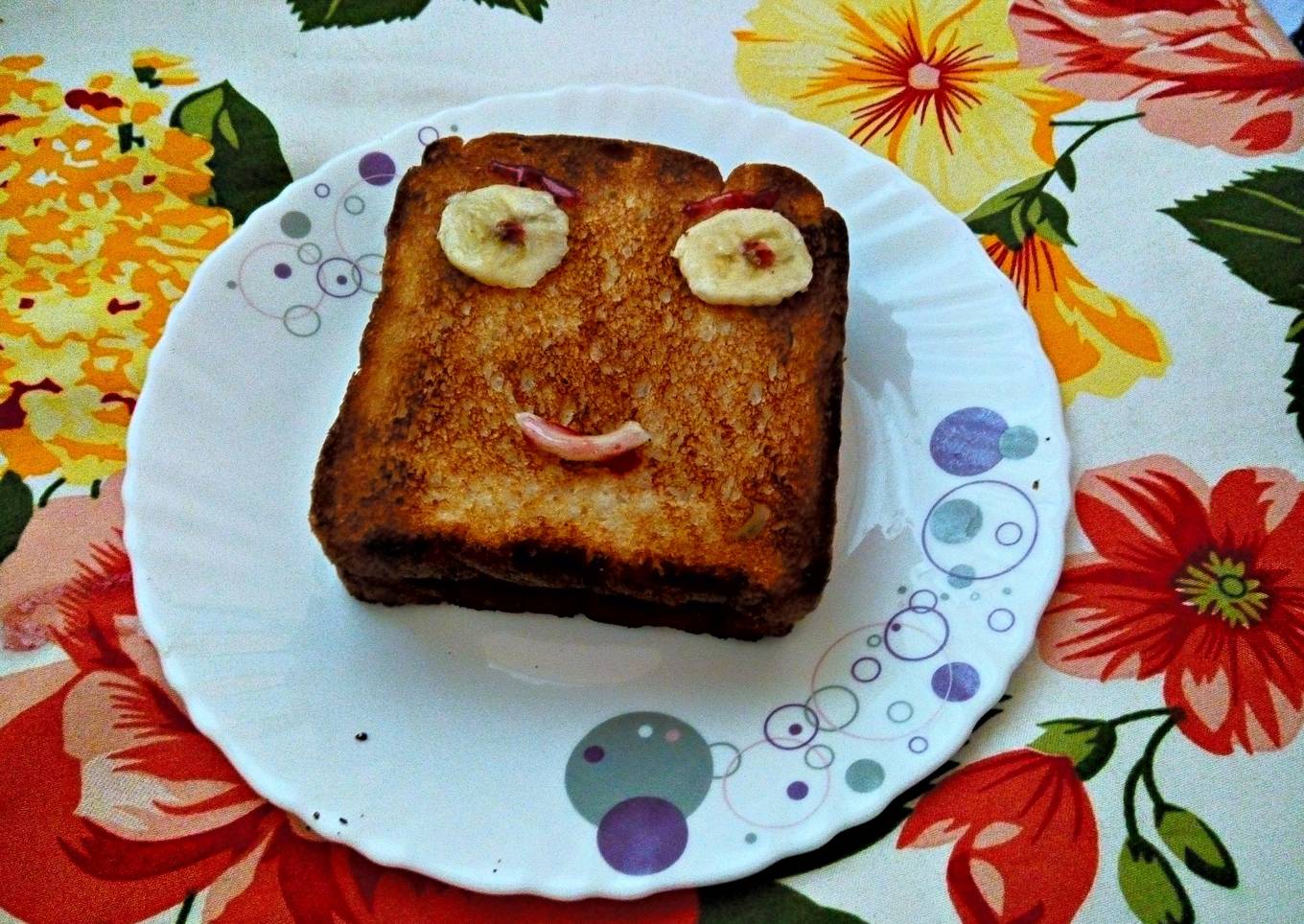 Easy to make - Banana and Honey Sandwich