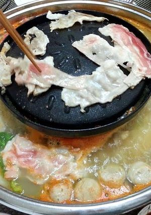 A picture of Mix Hotpot With Chicken Soup.