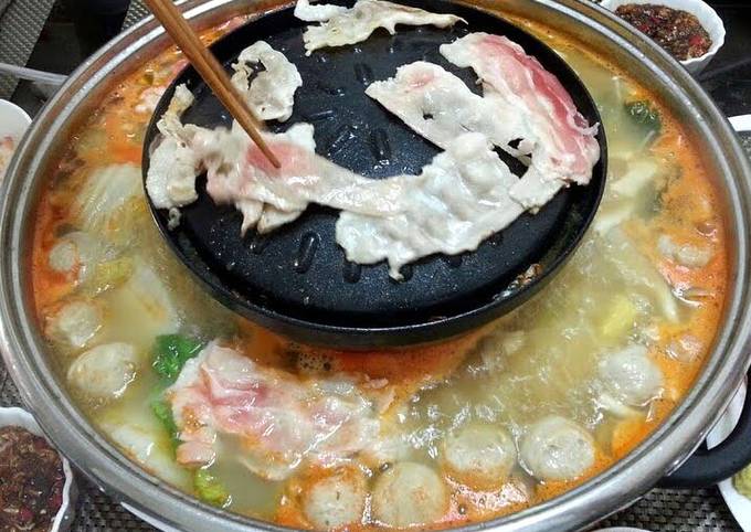 Recipe of Speedy Mix Hotpot With Chicken Soup