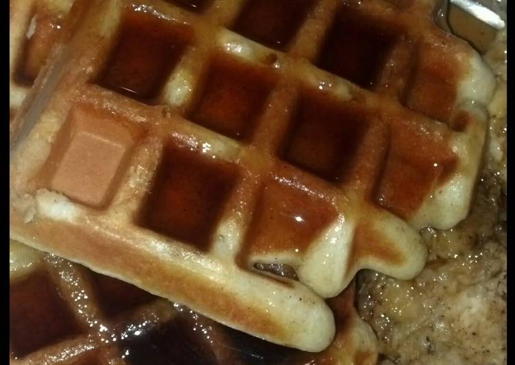 Steps to Prepare Award-winning SugaMamas Apple Oatmeal Bacon Waffles