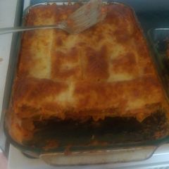 A picture of Lasagna.