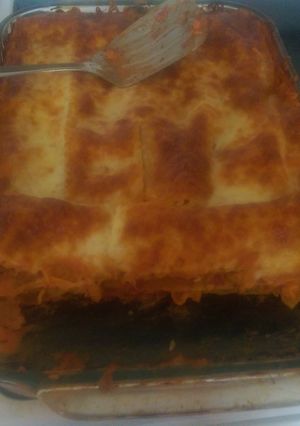 A picture of Lasagna.