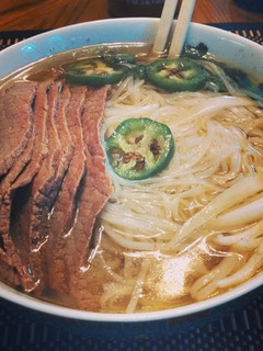 A picture of Pho (Slow cooker version).