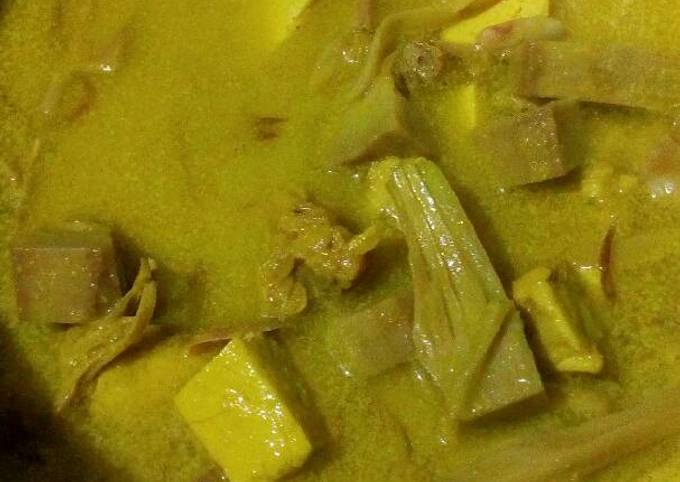 Anti Ribet, Memasak Gulai kuning nangka Ekonomis Untuk Jualan