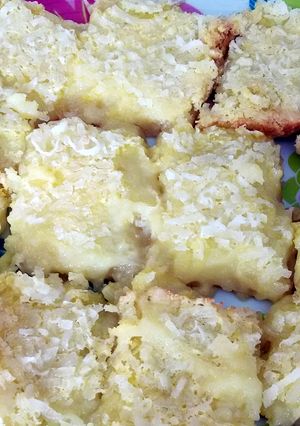 A picture of Lemon Coconut Squares.