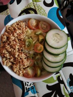 Una foto de Salsa para soya texturizada