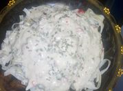 A picture of mushroom alfredo