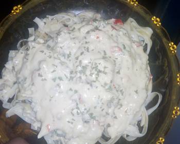 Ultimate Serving Recipe Fettuccine Chicken Alfredomy version Yummy