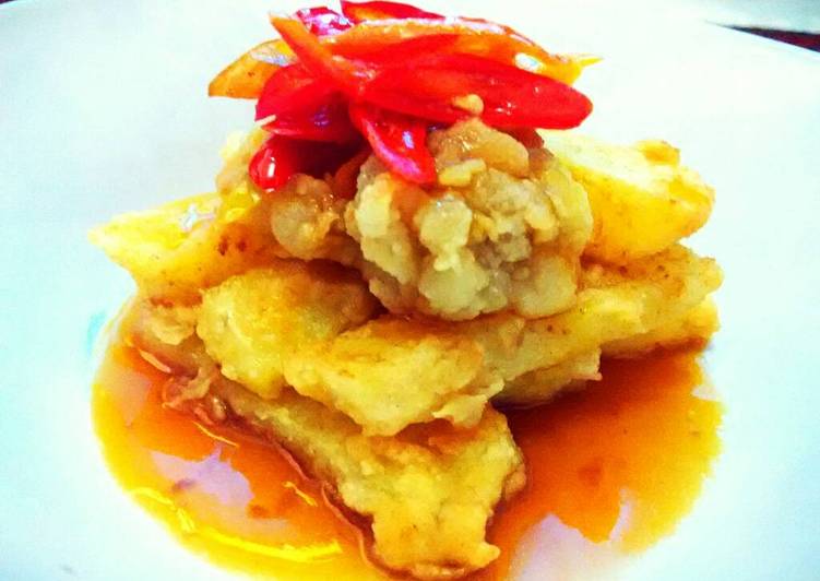 Resep Chicken saos pedas manis Lezat