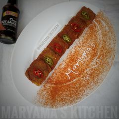 A picture of Sweet potatoe nugget(oiless and eggless).
