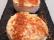 Una foto di cheesecake senza glutine