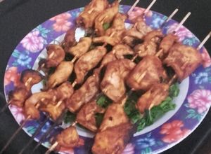 صورة لوصفة دجاج ساتيه (دايت) جدا