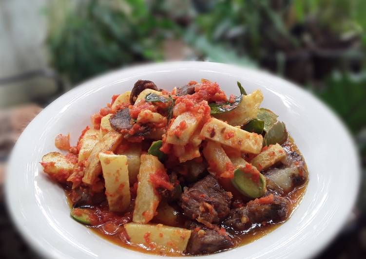 Daging kentang balado 🌶🌶