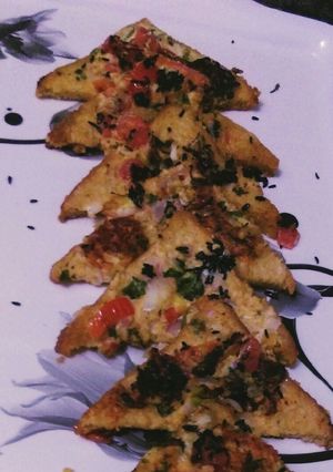 A picture of Oats Grilled Toast.