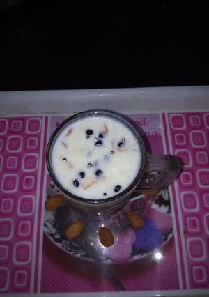 A picture of Badam shake.