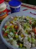 Ensalada de pollo (4 Ingredientes)
