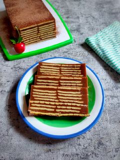 Foto resep Puding biskuit