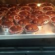 Chocolate custard muffin