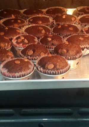 Foto resep Chocolate custard muffin