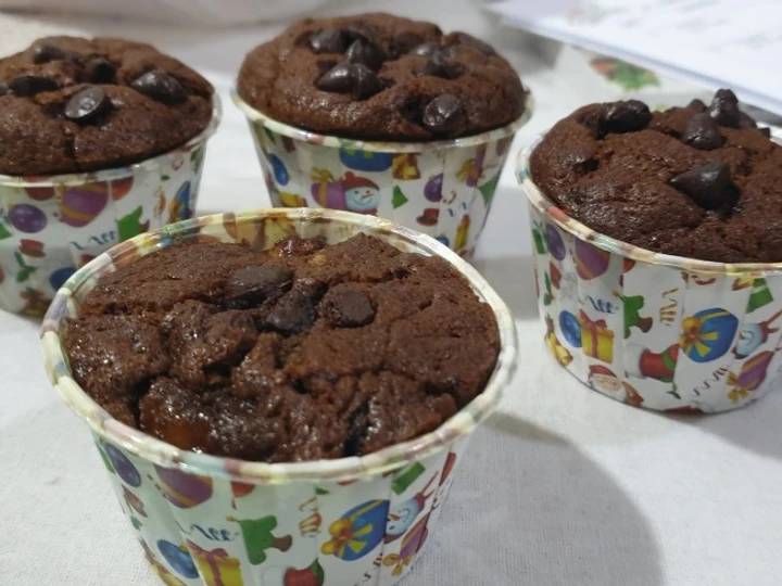 Cara Mudah Membuat Resep Banana Choco Muffin ❤ yang Lezat Anti Ribet, Uenak Banget