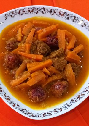 عکسی از دستور خورش هویج