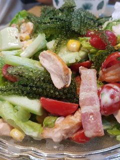 Hình của món Salad cá hồi.