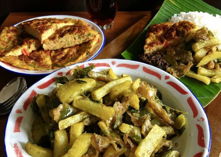 Sambal Lombok Ijo Kentang & Ikan Asin