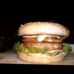 A picture of Chicken burgers.