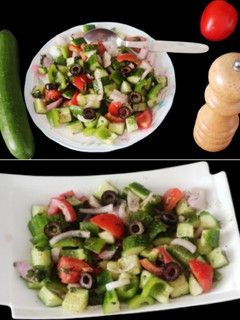 இத்தாலியன் வெள்ளரி, ஆலிவ் சாலட் (Italian cucumber, olive salad recipe in tamil) செய்முறை முக்கிய புகைப்படம்