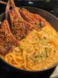 Honey garlic lamb with sweet onion pasta ✨
