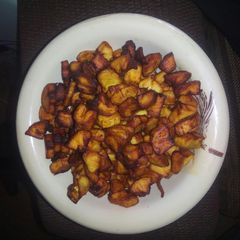 Fried plantain A picture of Fried plantain.