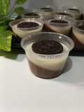 Puding coklat oreo