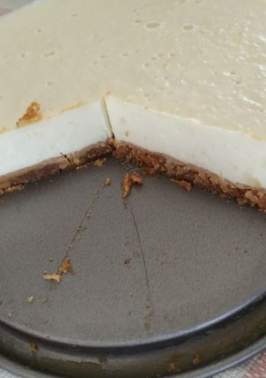 Una foto de Pastel cremoso limón