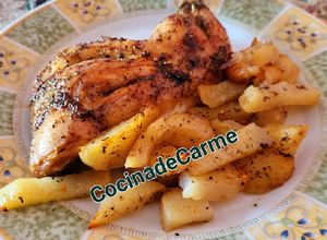 Foto principal de Pollo con patatas a la diabla