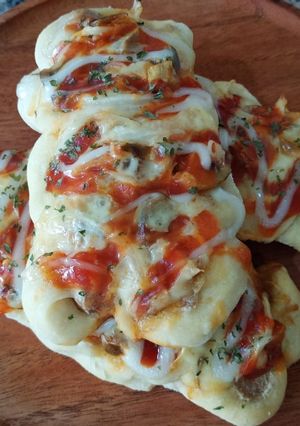 Foto resep Sausage Bread (Roti Sosis)