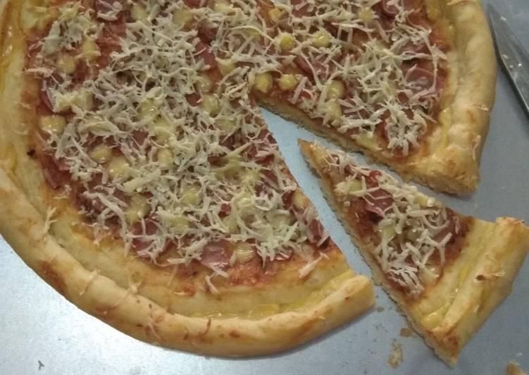 Bagaimana Menyiapkan Pizza oven water roux, Lezat