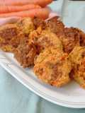 Baked Carrot Fritters