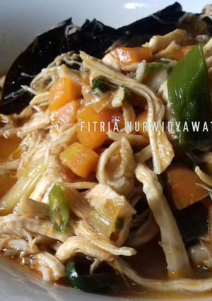 Foto resep Ayam Suwir Wortel