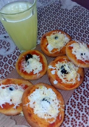 صورة لوصفة ميني بيتزا 🍕 ممم