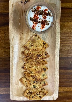 A picture of Paneer paratha.
