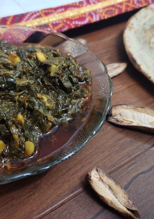 A picture of Perfect gujarati bhaji.